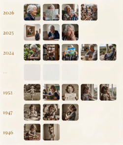 Query: A Mom ageing over time